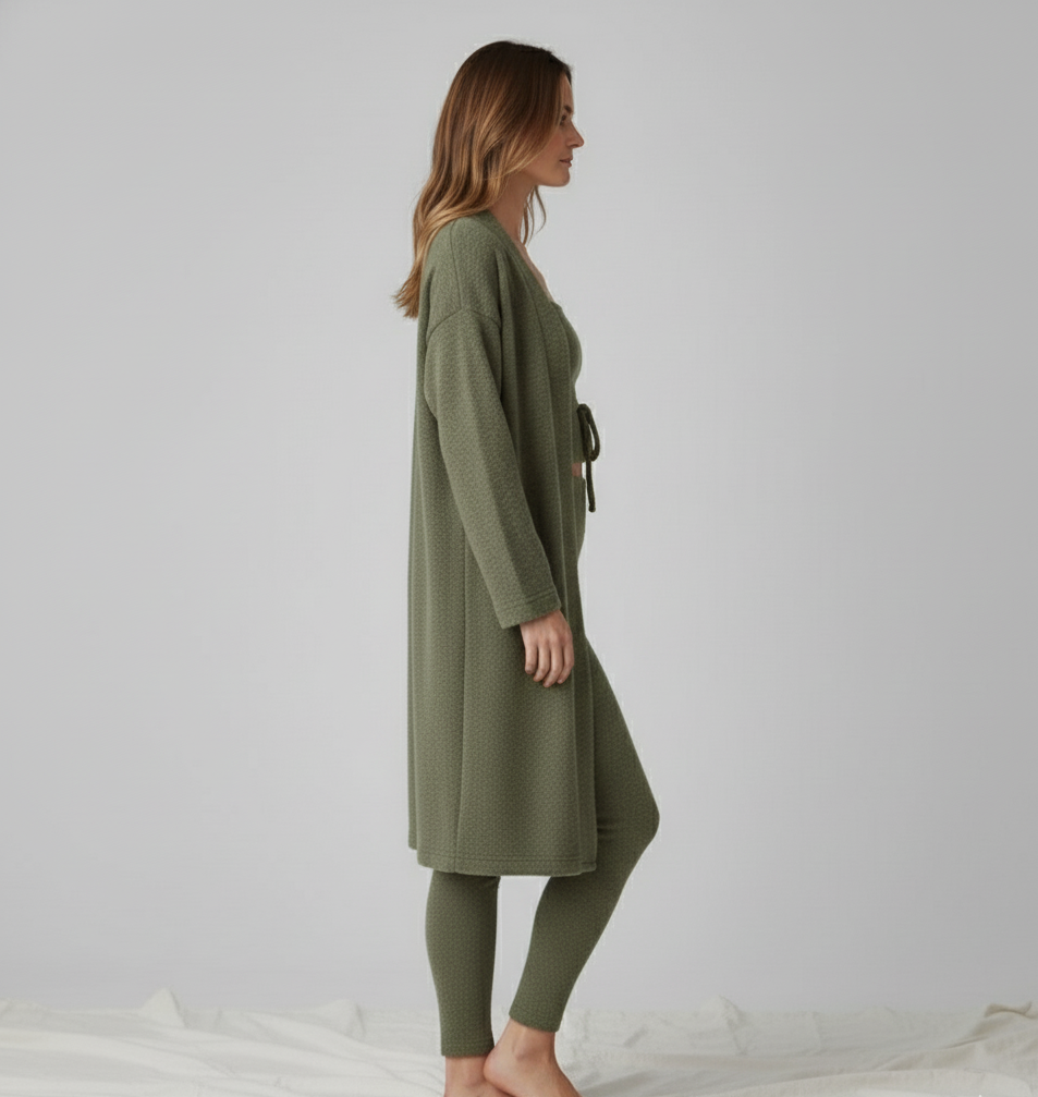 Calm Knit Set - Olive