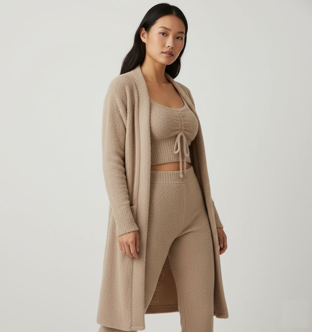 The Calm Knit Set - Sand